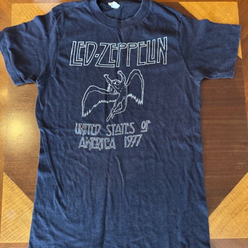 Vintage Led Zeppelin United States Of America 1977 Shirt